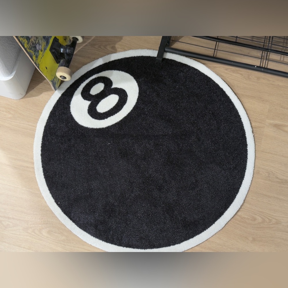 Stussy 8 ball rug
